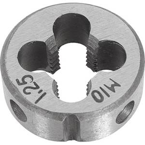 GEKO Резбонарезна плашка M10x1, 25мм фина резба, HSS DIN 223 81680 (G38360)