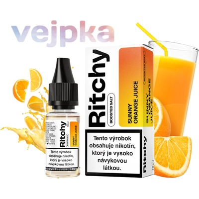 Ritchy Salt Sunny Orange Juice 10 ml 20 mg