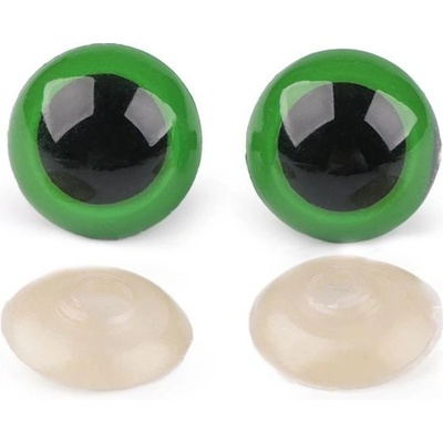 Bezpečnostní oči 18mm zelené (1pár)