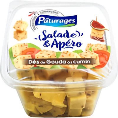 Pâturages Gouda s kmínem sýrové kostky 150 g