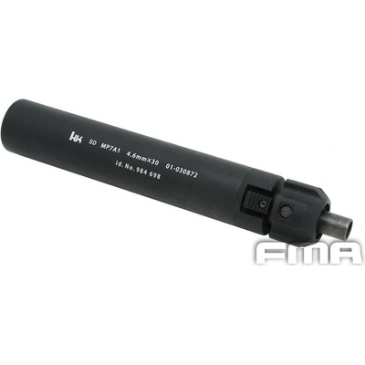 FMA MP7 38x220 mm s flash hiderem 12+ mm Černá