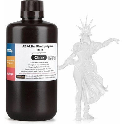 ELEGOO ABS-like Resin 1KG Priesvitná 50.103.0099