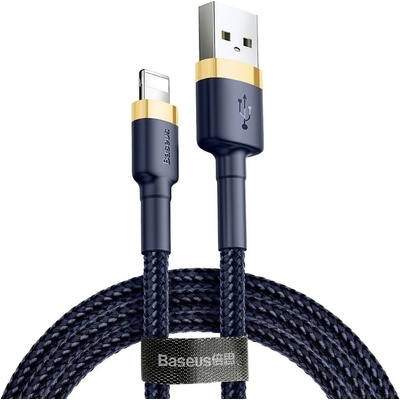 Baseus CALKLF-BV3 USB-A na Lightning, 2.4A, 1m, černo-modrý