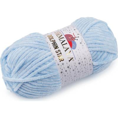 Pletací žinylková příze s lurexovým vláknem Dolphin Star 100 g Varianta: 7 (92106) modrá pomněnková, Balení: 1 ks 52785/131243/245872