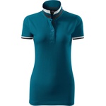 MALFINI Malfini premium collar up 257 / Дамска поло тениска - петрол l (2579315)