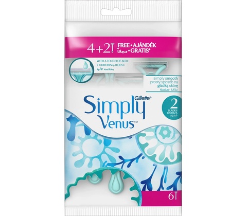 Gillette Simply Venus 2 4 ks