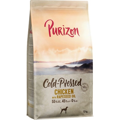 Purizon 2х12кг Coldpressed Purizon, суха храна за кучета- пиле с масло от рапица