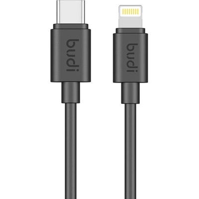 Budi Кабел Budi, USB-C към Lightning, 35W, 1.2m, черен (023TL)