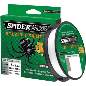 Spiderwire šnúra Stealth Smooth12 priehľadná 150m 0,11mm