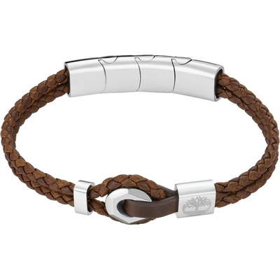 Timberland pánský náramek hnědý TDAGB0002502