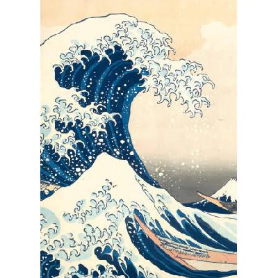 Notizbuch A4 dotted - 100 Seiten Soft Cover - Hokusai: Die große Welle vor Kanagawa | Notizbuch A4, Notebook A4 dotted, Bullet Journal A4