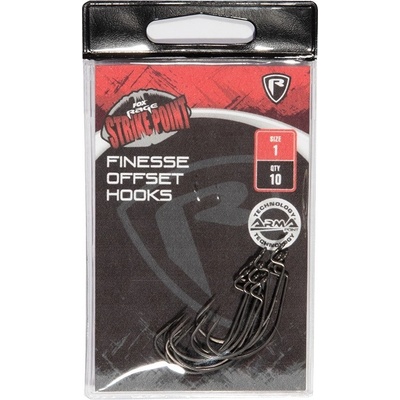Fox Rage Strike Point Finesse Offset Hooks vel.1 10 ks