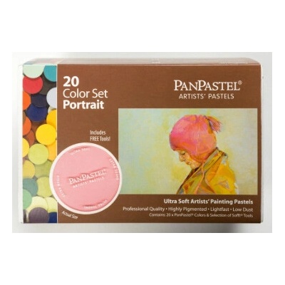 PanPastel sada suchých pastelů portrét 20 ks