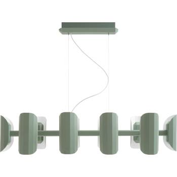 Kaspa Apolin висяща многораменна лампа, градински чай зелен (11224113)
