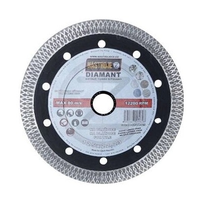 Nástroje cz Diamantový kotouč síťovaný 125 x 1,6 x 22,2 mm IM-DK-TM125