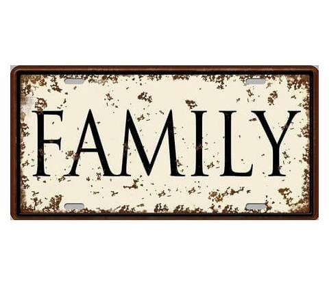 Ceduľa Family