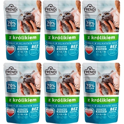 Frendi kousky v omáčce s králíkem 6 x 100 g