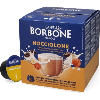 Caffè Borbone | Nocciolone - Cappuccino Лешник - 16 капсули за Dolce Gusto