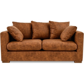 Scandic Кафяв диван от изкуствена кожа 175 cm Hamburg - Scandic (17085SN PREST24)