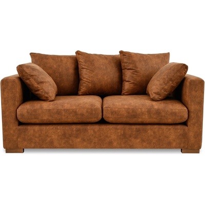 Scandic Кафяв диван от изкуствена кожа 175 cm Hamburg - Scandic (17085SN PREST24)