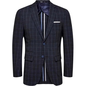 SELECTED Сако Selected Oasis Slim Fit blazer - Blue (Navy Blazer / Checks)