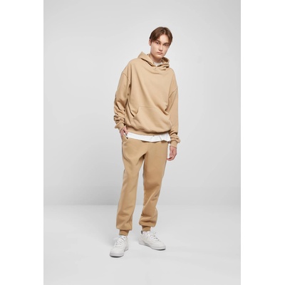 Urban Classics Мъжки суичър с качулка в бежов цвят Urban Classics Snap HoodyUB-TB5573-03738 - Бежов, размер L