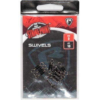 Fox Rage Obratlíky Strike Point Swivels Veľkosť 3 10 ks