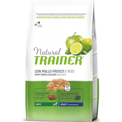 Natural Trainer Maxi Adult kuřecí a rýže 12 kg