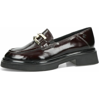 Etimee dámské kožené polobotky bordó