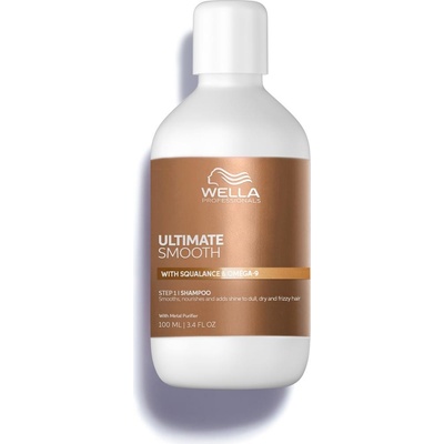 Wella Professionals Ultimate Smooth Shampoo intenzivně vyživující šampon pro lesk a hebkost vlasů 100 ml