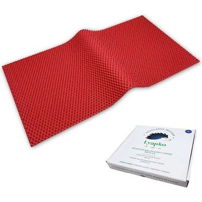 LYAPKO akupresúrna podložka 24 cm x 47 cm 6,8 Červená