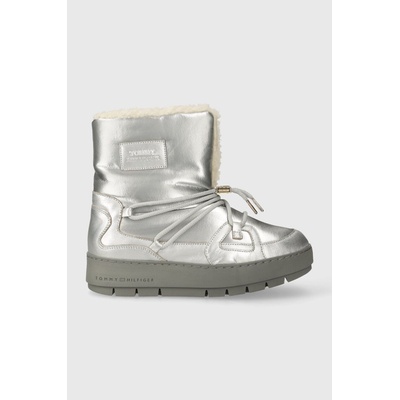 Tommy Hilfiger Апрески Tommy Hilfiger TOMMY ESSENTIAL SILVER SNOWBOOT в сребристо FW0FW07506 (FW0FW07506)