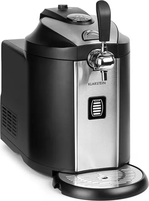 Klarstein Beerkules, уред за наливане на бира, 5l буре, компресор, 120W, черно (TK49-BCC-0588B) (TK49-BCC-0588B)