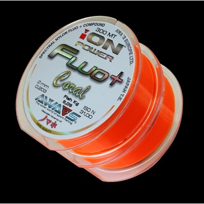 AWA-SHIMA Ion Power Fluo+ Coral 2x 300 m 0,309 mm 12,35 kg – Hledejceny.cz