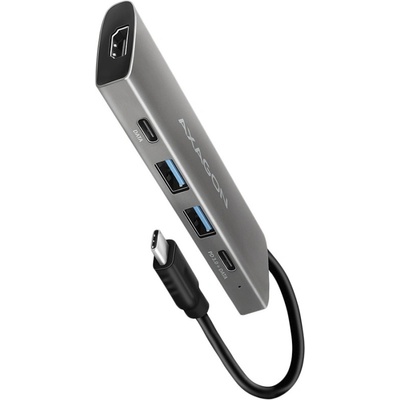 AXAGON USB-C докинг станция AXAGON HMC-5H, 3x USB-A 3.2 Gen 1, HDMI 4K, Power Delivery 100W (HMC-5H)