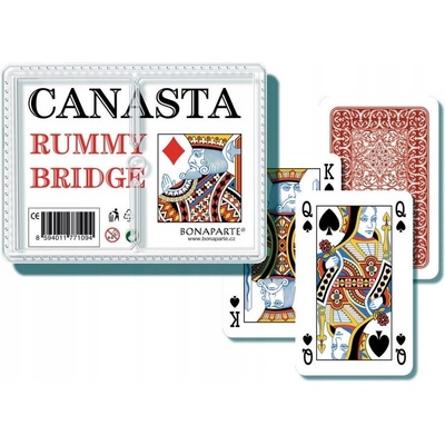 Canasta cards 108 ks v igelite a fólii Mikro Trading