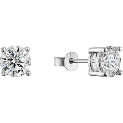EVOLUTION GROUP CZ Stříbrné náušnice ELEN moissanite - 11M00008