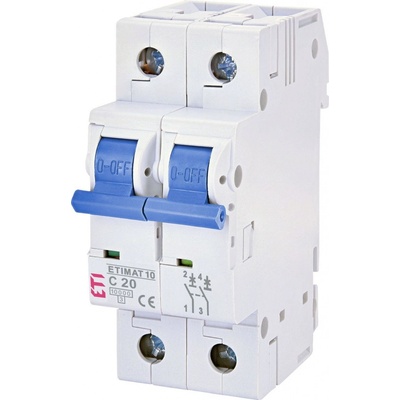 CB Elektro Istič 2-pólový C/20A 10kA Rada:ETIMAT-COLOUR (ETI)