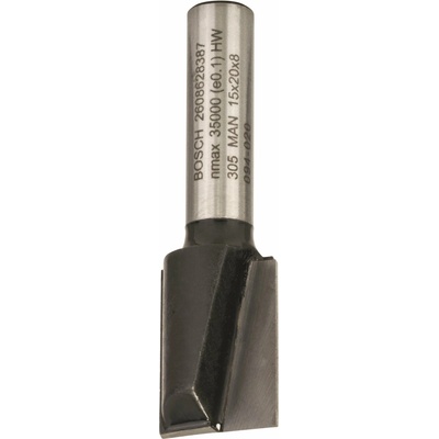 Bosch Drážkovací fréza, 8 mm, D1 15 mm, L 19,6 mm, G 51 mm 2608628387