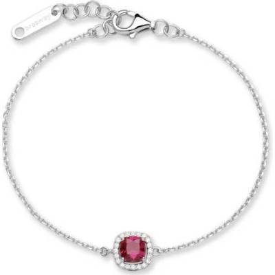 BROSWAY stříbrný náramek Fancy Passion Ruby BWFPR133
