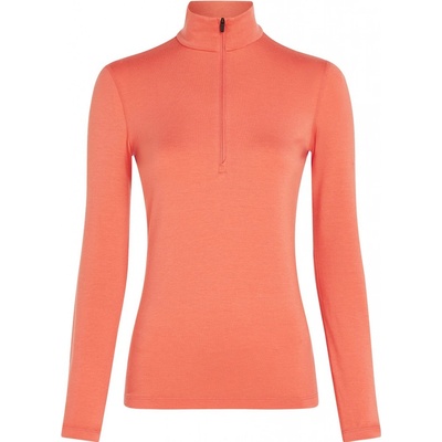 ICEBREAKER Wmns Core Heavyweight LS Half Z, Tang