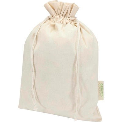 Odisha darčeková taška 140 g/m² z org. materiálu OCS – 42 x 30 cm, hnedá Natural