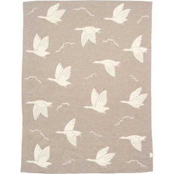 Mamas & Papas Плетено одеяло Mamas & Papas Welcome To The World Duckling - Mocha, 70 х 90 cm (7883OE500)