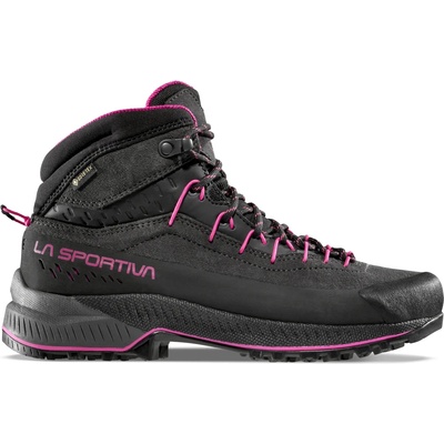 La Sportiva Дамски апроуч обувки La Sportiva Women's TX4 Evo Mid GTX Approach shoes - Carbon / Springtime II - размер 40, 5 (EU) (142-0305-0418)