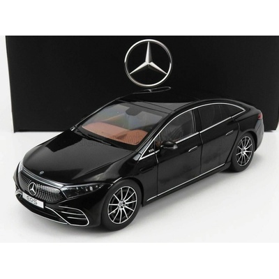 NZG NZG MERCEDES BENZ EQS AMG LINE V297 2022 OBSIDIAN BLACK 1:18