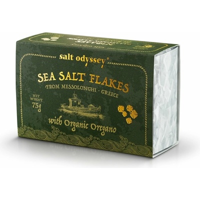Salt Odyssey Grécka soľ, oregano, (vločky), 75g