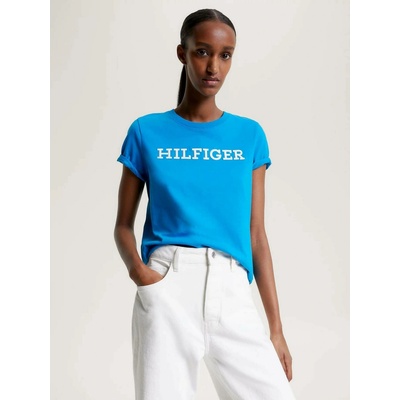 Tommy Hilfiger dámské tričko WW0WW40057 modré