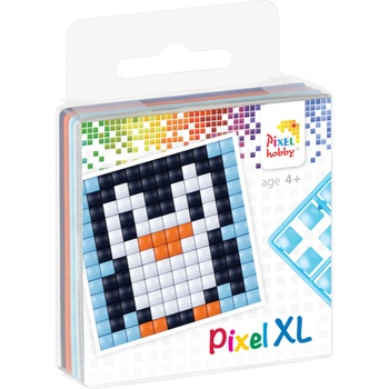 Image 1 of Pixelhobby Мозайка с пиксели XL, Pixelhobby, Fun Pack - Пингвинче (27003-Penguin)