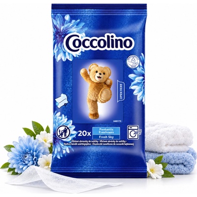 Coccolino ubrousky do sušičky Fresh Sky 20 ks