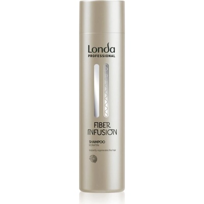 Londa Professional Fiber Infusion Shampoo jemný šampon pro poškozené a barvené vlasy 250 ml